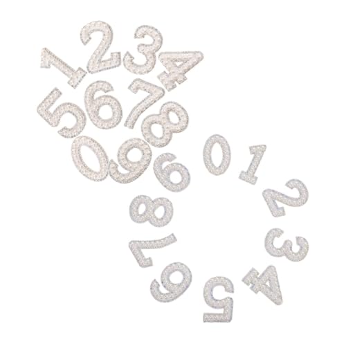 ARTSEWPLY 2 Satz Perlen Strass Zahlen Patches zum Aufbügeln Selbstklebend Langlebiger Vliesstoff Einfache DIY Applikationen für Kleidung Hemden Rucksäcke Hüte Jacken Jeans ARTSEWPLY 2 Satz Perlen Strass Zahlen Patches zum Aufbügeln Selbstklebend Langlebiger Vliesstoff Einfache DIY Applikationen für Kleidung Hemden Rucksäcke Hüte Jacken Jeans von ARTSEWPLY