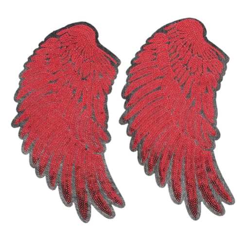 ARTSEWPLY 2 Stück Aufbügler Engelsflügel Patches mit Glitzer Stickerei Applikation zum Aufbügeln DIY Kostüm Selbsthaftend Waschbeständig zum Reparieren und Verzieren von Kleidung ARTSEWPLY 2 Stück Aufbügler Engelsflügel Patches mit Glitzer Stickerei Applikation zum Aufbügeln DIY Kostüm Selbsthaftend Waschbeständig zum Reparieren und Verzieren von Kleidung von ARTSEWPLY