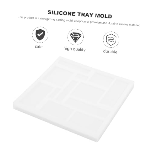 ARTSEWPLY 2 Stück DIY Silikon Gießform Geometrisches Puzzle Flexibel Wiederverwendbar Transparent zum Basteln und Kunsthandwerk von ARTSEWPLY