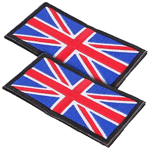 ARTSEWPLY 2 Stück England Flagge Aufnäher Bestickte Abzeichen für Rucksäcke Kleidung Einfach Aufzubringen zum Reparieren und Dekorieren von Taschen Mützen Jacken von ARTSEWPLY