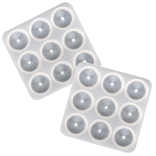 ARTSEWPLY 2 Stück Flexible Wiederverwendbare Silikonform für DIY Epoxidharz Anhänger Langlebige Praktische Gießform für Schmuckherstellung Glatte Oberfläche Geeignet für Bastler und Profis ARTSEWPLY 2 Stück Flexible Wiederverwendbare Silikonform für DIY Epoxidharz Anhänger Langlebige Praktische Gießform für Schmuckherstellung Glatte Oberfläche Geeignet für Bastler und Profis von ARTSEWPLY