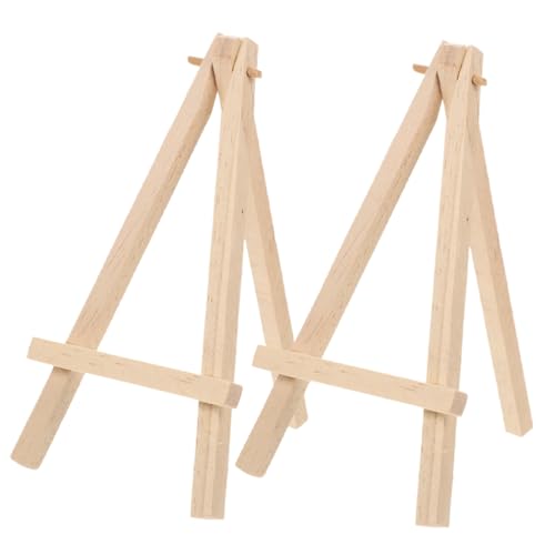 ARTSEWPLY 2 Stück Mini Holz Staffelei Klappbar Kartenhalter Tischstaffelei Stabiler Dreibein Ständer für Karten Fotos Kunsthandwerk Vielseitig Verwendbar für Büro Zuhause Party Dekoration ARTSEWPLY 2 Stück Mini Holz Staffelei Klappbar Kartenhalter Tischstaffelei Stabiler Dreibein Ständer für Karten Fotos Kunsthandwerk Vielseitig Verwendbar für Büro Zuhause Party Dekoration von ARTSEWPLY