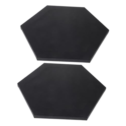 ARTSEWPLY 2 Stück Sechseckige Künstlerleinwände, Schwarze Leinwandplatten Für Ölgemälde Und Acrylgießen, Für Büro, Zuhause, Kunst-display, Dekoration ARTSEWPLY 2 Stück Sechseckige Künstlerleinwände, Schwarze Leinwandplatten Für Ölgemälde Und Acrylgießen, Für Büro, Zuhause, Kunst-display, Dekoration von ARTSEWPLY