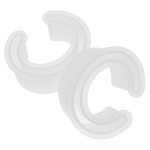 ARTSEWPLY 2 Stück Silikonform Armband Gießform C förmige Flexible Armreifform DIY Schmuckherstellung Langlebig Praktisch für Handwerk und Basteln von ARTSEWPLY