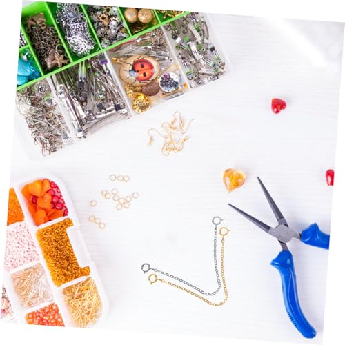 ARTSEWPLY 2 Stück Sterlingsilber Verlängerungskette Schmuckverlängerung für Halsketten Armbänder DIY Schmuckzubehör Weißgold und Goldfarben Langlebig Glatt ARTSEWPLY 2 Stück Sterlingsilber Verlängerungskette Schmuckverlängerung für Halsketten Armbänder DIY Schmuckzubehör Weißgold und Goldfarben Langlebig Glatt von ARTSEWPLY