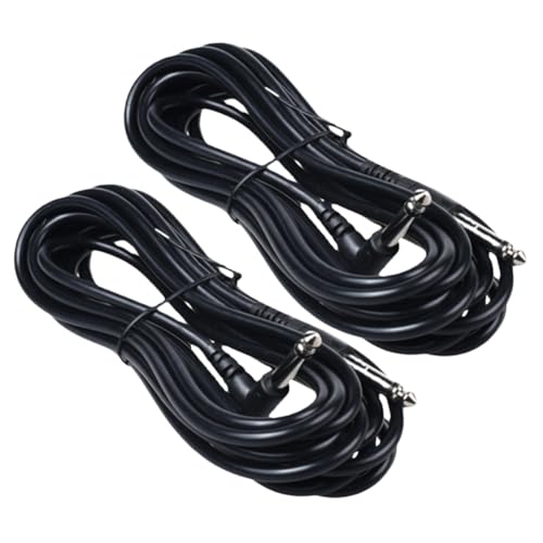 ARTSEWPLY 2 Stück Teiliges Gitarrenkabel mit Gewinkeltem Stecker Hochwertiges Audio Verbindungskabel für Gitarre Bass Keyboard Langlebig Schirmgefiltert Knickfest Geräuscharm Professionelle ARTSEWPLY 2 Stück Teiliges Gitarrenkabel mit Gewinkeltem Stecker Hochwertiges Audio Verbindungskabel für Gitarre Bass Keyboard Langlebig Schirmgefiltert Knickfest Geräuscharm Professionelle von ARTSEWPLY