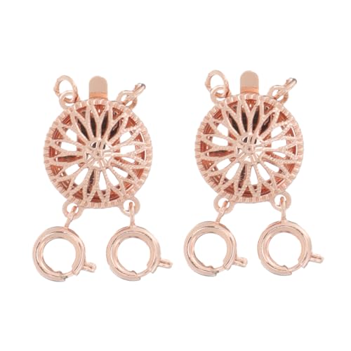 ARTSEWPLY 2 Stück Teiliges Halsketten verbinder Robustem Langlebiger Verschluss für Mehrlagige Halsketten und Armbänder DIY Schmuckzubehör in Roségold als Ersatzverschluss für ARTSEWPLY 2 Stück Teiliges Halsketten verbinder Robustem Langlebiger Verschluss für Mehrlagige Halsketten und Armbänder DIY Schmuckzubehör in Roségold als Ersatzverschluss für von ARTSEWPLY