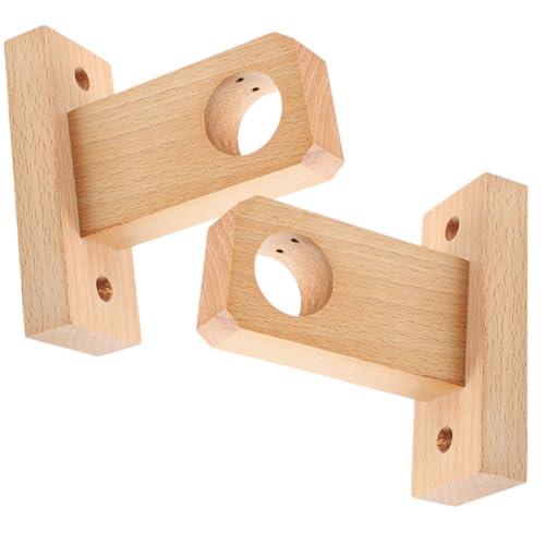 ARTSEWPLY 2 Stück Teiliges Holz Gardinenstangenhalterung Stabile Verschleißfeste Vorhanghalter aus Massivem Holz Einfache Montage Modernes Design Langlebig für Fenster und Vorhangstangen ARTSEWPLY 2 Stück Teiliges Holz Gardinenstangenhalterung Stabile Verschleißfeste Vorhanghalter aus Massivem Holz Einfache Montage Modernes Design Langlebig für Fenster und Vorhangstangen von ARTSEWPLY