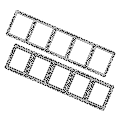 ARTSEWPLY 2 Stück Teiliges Set DIY Schneidwerkzeuge Kohlenstoffstahl für Fotoalben und Kartenherstellung Stanzformen für Kreative Bastelprojekte Kompatibel mit Stanzmaschinen von ARTSEWPLY