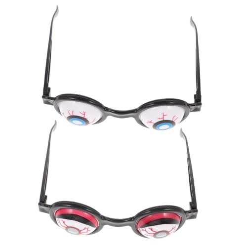 ARTSEWPLY 2 Stück Teiliges mit Gruseligen Augenbrillen Lustige Partybrillen für Kreative Faschingsbrillen für Erwachsene Robustes Kostümzubehör in Rot Blau ARTSEWPLY 2 Stück Teiliges mit Gruseligen Augenbrillen Lustige Partybrillen für Kreative Faschingsbrillen für Erwachsene Robustes Kostümzubehör in Rot Blau von ARTSEWPLY