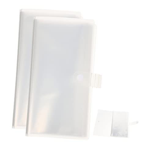 ARTSEWPLY 2 Stück Ticket Speicheralbum Praktischer Organizer für Konzertkarten Flugtickets Fotos Transparentes Sammelbuch für Karten für Reisen Hochzeiten Erinnerungen von ARTSEWPLY