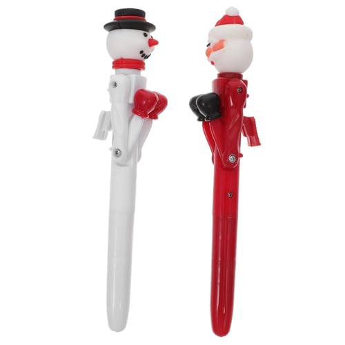 ARTSEWPLY 2 Stück Weihnachts Kugelschreiber mit Boxing Design Santa Schneemann Interaktives Glattes Schreiben für Schule Büro und Weihnachtsgeschenke für Kollegen ARTSEWPLY 2 Stück Weihnachts Kugelschreiber mit Boxing Design Santa Schneemann Interaktives Glattes Schreiben für Schule Büro und Weihnachtsgeschenke für Kollegen von ARTSEWPLY