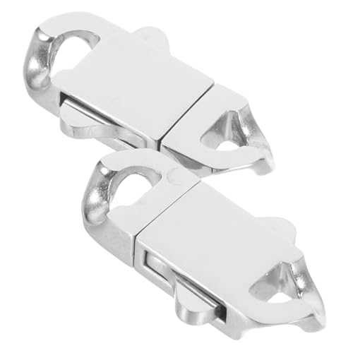 ARTSEWPLY 2 Stück Zubehör Für Verschlusskette Seitliche Federschnallen Verbinder Schlüsselanhänger Verschlüsse Armbänder Armbandverbinder Edelstahl Karabiner Halskette DIY ARTSEWPLY 2 Stück Zubehör Für Verschlusskette Seitliche Federschnallen Verbinder Schlüsselanhänger Verschlüsse Armbänder Armbandverbinder Edelstahl Karabiner Halskette DIY von ARTSEWPLY