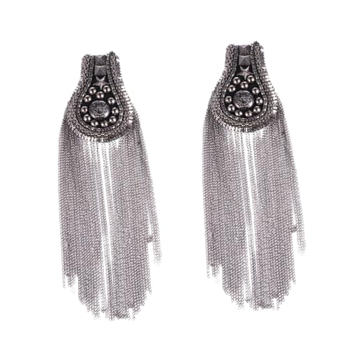 ARTSEWPLY 2 Stücke Schulterklappen mit Quasten Broschen Pin Elegantes Epaulet für Damen und Herren Vielseitig als Dekoration für Schuhe Hüte Jacken und Kostüme Geeignet von ARTSEWPLY