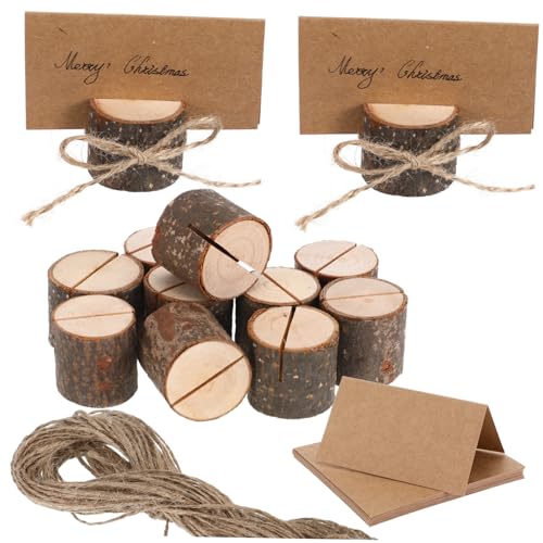 ARTSEWPLY 20 Sätze Visitenkartenhalter Aus Holz Tischkarten Für Die Tischdekoration Inhaber Der Tabellennummer Namenskartenhalter Für Tische Kartenhalter Platzieren Platzkarten Beige Papier ARTSEWPLY 20 Sätze Visitenkartenhalter Aus Holz Tischkarten Für Die Tischdekoration Inhaber Der Tabellennummer Namenskartenhalter Für Tische Kartenhalter Platzieren Platzkarten Beige Papier von ARTSEWPLY