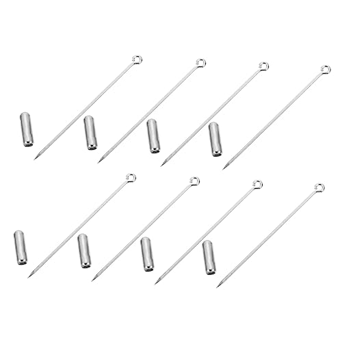 ARTSEWPLY 20 Stück DIY Broschen Zubehör Kupfer Broschennadeln für Kleidung Hüte und Ohrringe Silber für Schmuckgestaltung und Handarbeiten von ARTSEWPLY