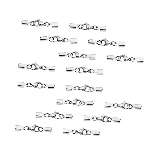 ARTSEWPLY 20 Stück DIY Schmuckverschluss Lobster Claw Verschlüsse für Armbänder und Mehr Hochwertige Langlebige Karabiner für Ihre Schmuckherstellung Silber ARTSEWPLY 20 Stück DIY Schmuckverschluss Lobster Claw Verschlüsse für Armbänder und Mehr Hochwertige Langlebige Karabiner für Ihre Schmuckherstellung Silber von ARTSEWPLY