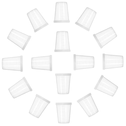 ARTSEWPLY 20 Stück Klare Messbecher mit Deckel Lidded Probenbecher mit für Flüssigkeitstests Epoxidharz Mischungen und Laboranwendungen Auslaufsicher und Robust ARTSEWPLY 20 Stück Klare Messbecher mit Deckel Lidded Probenbecher mit für Flüssigkeitstests Epoxidharz Mischungen und Laboranwendungen Auslaufsicher und Robust von ARTSEWPLY