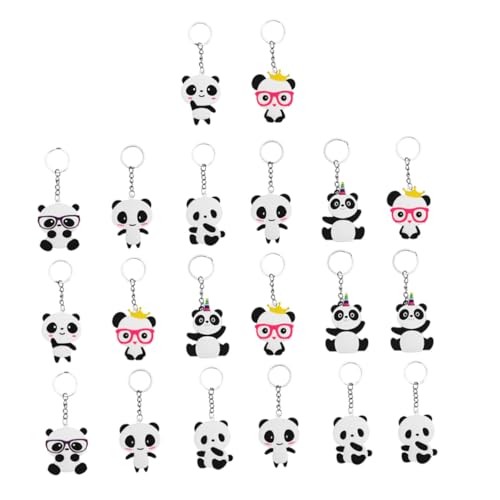 ARTSEWPLY 20 Stück Panda Schlüsselanhänger aus Langlebigem PVC Niedliche Taschen Deko Leichter Kreativer Glücksbringer Vielseitiger Schlüsselanhänger für Alltag und Geschenke ARTSEWPLY 20 Stück Panda Schlüsselanhänger aus Langlebigem PVC Niedliche Taschen Deko Leichter Kreativer Glücksbringer Vielseitiger Schlüsselanhänger für Alltag und Geschenke von ARTSEWPLY