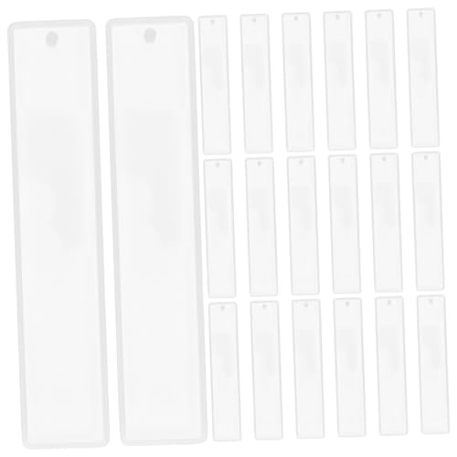 ARTSEWPLY 20 Stück Silikon Lesezeichen Formen Rechteckig Epoxidharz Gussformen Wiederverwendbar Einfaches Entformen DIY Basteln für Schule Büro Zuhause ARTSEWPLY 20 Stück Silikon Lesezeichen Formen Rechteckig Epoxidharz Gussformen Wiederverwendbar Einfaches Entformen DIY Basteln für Schule Büro Zuhause von ARTSEWPLY