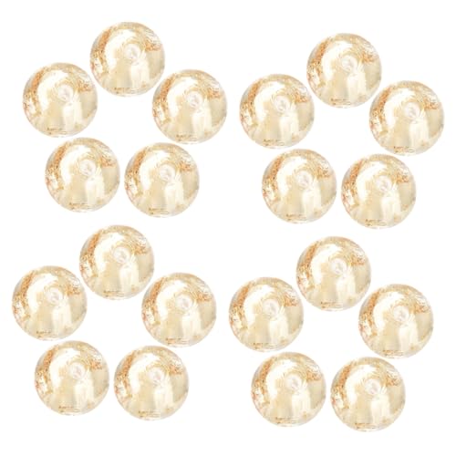 ARTSEWPLY 20 Stück Teiliges Glasperlen für Armbandherstellung Leuchtende DIY Spacer Perlen Polierte Glasperlen mit Glatter Oberfläche Langlebiges Material für Schmuckbasteln ARTSEWPLY 20 Stück Teiliges Glasperlen für Armbandherstellung Leuchtende DIY Spacer Perlen Polierte Glasperlen mit Glatter Oberfläche Langlebiges Material für Schmuckbasteln von ARTSEWPLY