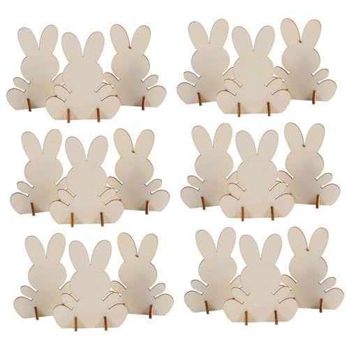 ARTSEWPLY 20 Stück Teiliges Holz Hasen Deko aus Nachhaltigem Holz für Osterdeko Tisch und Regalverzierung Wiederverwendbar Holzfigur für Heim und Frühlingsdekoration ARTSEWPLY 20 Stück Teiliges Holz Hasen Deko aus Nachhaltigem Holz für Osterdeko Tisch und Regalverzierung Wiederverwendbar Holzfigur für Heim und Frühlingsdekoration von ARTSEWPLY
