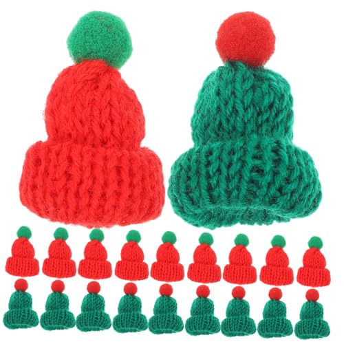ARTSEWPLY 20 Stück Teiliges Miniatur Weihnachtsmützen aus Handgefertigte Santa Hüte DIY Dekoration für Weinflaschen Weihnachtsbaum Party Langlebig und Vielseitig Einsetzbar ARTSEWPLY 20 Stück Teiliges Miniatur Weihnachtsmützen aus Handgefertigte Santa Hüte DIY Dekoration für Weinflaschen Weihnachtsbaum Party Langlebig und Vielseitig Einsetzbar von ARTSEWPLY