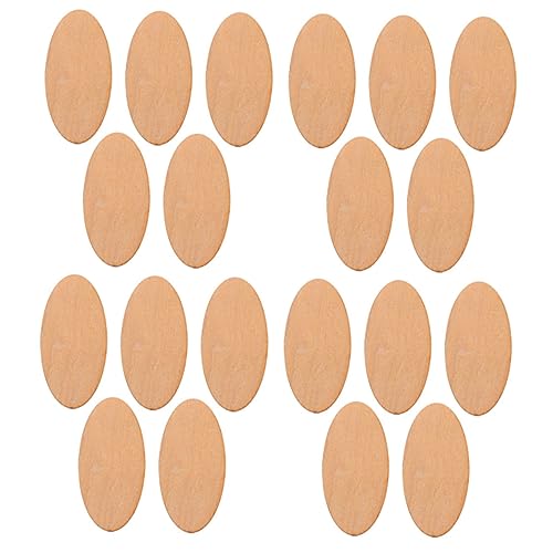 ARTSEWPLY 20 Stück Teiliges Ovale Holzscheiben Naturbelassenes Buchenholz DIY Basteln Blanke Holzstücke zum Bemalen und Dekorieren Kreative Holzplatten ARTSEWPLY 20 Stück Teiliges Ovale Holzscheiben Naturbelassenes Buchenholz DIY Basteln Blanke Holzstücke zum Bemalen und Dekorieren Kreative Holzplatten von ARTSEWPLY