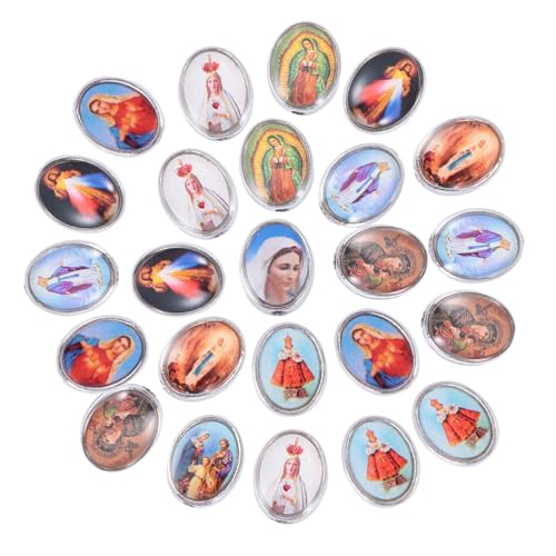 ARTSEWPLY 20 Stück Teiliges Religiöse Schmuckzubehör Mary Anhänger aus Langlebiger Legierung Gemischte Stile für DIY Halsketten und Armbänder für Erstkommunion und Rosenkranzgestaltung ARTSEWPLY 20 Stück Teiliges Religiöse Schmuckzubehör Mary Anhänger aus Langlebiger Legierung Gemischte Stile für DIY Halsketten und Armbänder für Erstkommunion und Rosenkranzgestaltung von ARTSEWPLY