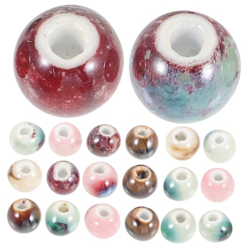ARTSEWPLY 20 Stück Teiliges Runde Keramikperlen zum Schmuck Basteln Kleine Glatte Verschleißfeste Diy Perlen für Armbänder Halsketten Ohrringe Vielseitig für Handgefertigten Schmuck ARTSEWPLY 20 Stück Teiliges Runde Keramikperlen zum Schmuck Basteln Kleine Glatte Verschleißfeste Diy Perlen für Armbänder Halsketten Ohrringe Vielseitig für Handgefertigten Schmuck von ARTSEWPLY