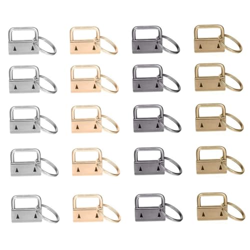 ARTSEWPLY 20 Stück Teiliges Schlüsselanhänger Metall Endklammern für DIY Taschen Zubehör in Silber Gold Schwarz Antikbronze Langlebige Klemmen für Schlüsselbänder und Taschenverzierung ARTSEWPLY 20 Stück Teiliges Schlüsselanhänger Metall Endklammern für DIY Taschen Zubehör in Silber Gold Schwarz Antikbronze Langlebige Klemmen für Schlüsselbänder und Taschenverzierung von ARTSEWPLY