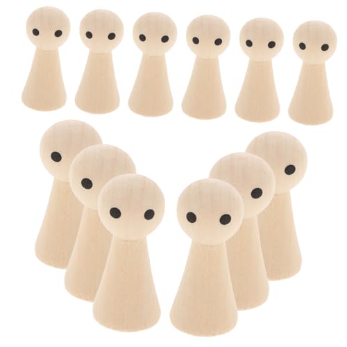 ARTSEWPLY 20 Stück Teiliges Unvollendete Holz Peg Dolls Natürliche DIY Holzfiguren zum Bemalen Kreativspielzeug und Heimdekoration Holzpuppen für Basteln und Handwerk ARTSEWPLY 20 Stück Teiliges Unvollendete Holz Peg Dolls Natürliche DIY Holzfiguren zum Bemalen Kreativspielzeug und Heimdekoration Holzpuppen für Basteln und Handwerk von ARTSEWPLY