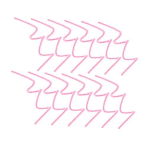 ARTSEWPLY 200 Stück Chenilledraht Biegeplüsch Basteldraht für DIY Handwerk Kreative Biegsame Sticks Einfarbigem Pastell Rosa Flexibel für Bastelprojekte von ARTSEWPLY