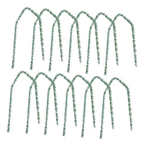 ARTSEWPLY 200 Stück DIY Glitzer Stäbe Grün Pfeifenreiniger Bastelstäbe für Kreative Weihnachtsdekoration Biegsame Bastelmaterialien für Handarbeiten und Partydeko ARTSEWPLY 200 Stück DIY Glitzer Stäbe Grün Pfeifenreiniger Bastelstäbe für Kreative Weihnachtsdekoration Biegsame Bastelmaterialien für Handarbeiten und Partydeko von ARTSEWPLY