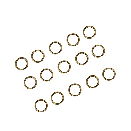 ARTSEWPLY 200 Stück Edelstahl Schlüsselringe Sprungringe für Schmuckherstellung DIY Schlüsselanhänger Bastelringe Metallringe für Schmuck Schlüssel und Dekoration von ARTSEWPLY