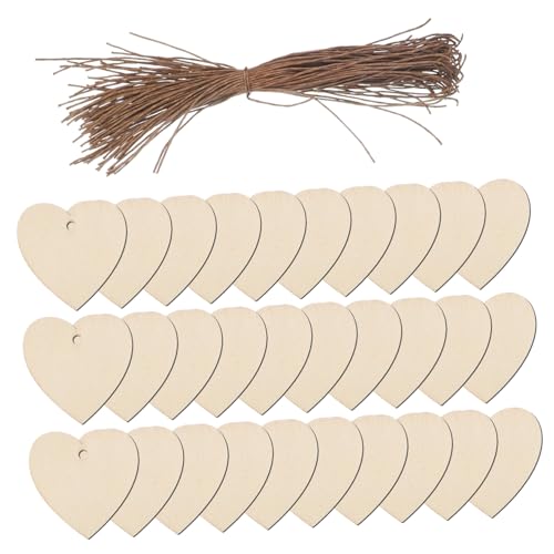 ARTSEWPLY 200 Stück Holzherzen Anhänger zum Basteln Unbehandelte Holzscheiben für DIY Deko Hängende Herzförmige Holzornamente für Hochzeit Valentinstag Handgemachte Wohnraumdekoration ARTSEWPLY 200 Stück Holzherzen Anhänger zum Basteln Unbehandelte Holzscheiben für DIY Deko Hängende Herzförmige Holzornamente für Hochzeit Valentinstag Handgemachte Wohnraumdekoration von ARTSEWPLY