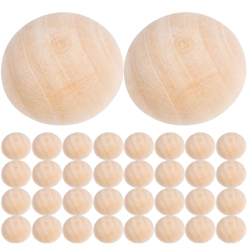 ARTSEWPLY 200 Stück Natürliche Unfertige Halbe Holzkugeln Holzperlen Halbkreis DIY Basteln Schmuckherstellung Zubehör Holzperlen Großes für Kreative Handwerksprojekte ARTSEWPLY 200 Stück Natürliche Unfertige Halbe Holzkugeln Holzperlen Halbkreis DIY Basteln Schmuckherstellung Zubehör Holzperlen Großes für Kreative Handwerksprojekte von ARTSEWPLY