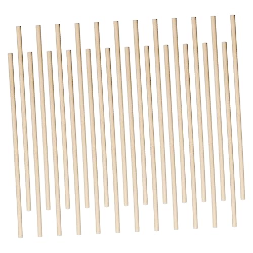 ARTSEWPLY 200 Stück Unbehandelte Holzstäbe für DIY Bastelmaterialien Sicher und Hautfreundlich für Gestalten und Party Dekorationen von ARTSEWPLY