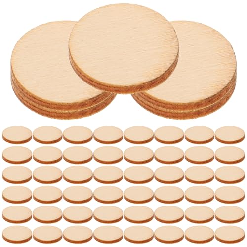 ARTSEWPLY 200 Stück Unbehandelte Runde Holzscheiben Blanko Holzstücke für DIY Bastelprojekte Glatte Oberflächen für Dekoration und ARTSEWPLY 200 Stück Unbehandelte Runde Holzscheiben Blanko Holzstücke für DIY Bastelprojekte Glatte Oberflächen für Dekoration und von ARTSEWPLY