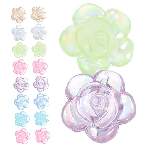 ARTSEWPLY 20Stücke DIY Blumenperlen Resin Perlen für Armband und Schmuckherstellung für Bastelprojekte Langlebig und Vielseitig Einsetzbar von ARTSEWPLY