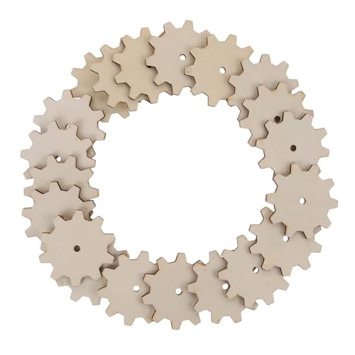 ARTSEWPLY 20Stücke Holzscheiben DIY Bastelzubehör Unbehandelte Holzausschnitte für Projekte für Dekoration und Gestaltung von Kunstwerken ARTSEWPLY 20Stücke Holzscheiben DIY Bastelzubehör Unbehandelte Holzausschnitte für Projekte für Dekoration und Gestaltung von Kunstwerken von ARTSEWPLY