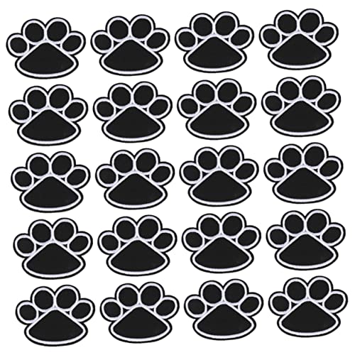 ARTSEWPLY 20Stücke Hundepfotenmuster Aufnäher Gestickte Stoffpatches für Kreative Kleidung und Dekoration zum Aufbügeln und Personalisieren ARTSEWPLY 20Stücke Hundepfotenmuster Aufnäher Gestickte Stoffpatches für Kreative Kleidung und Dekoration zum Aufbügeln und Personalisieren von ARTSEWPLY