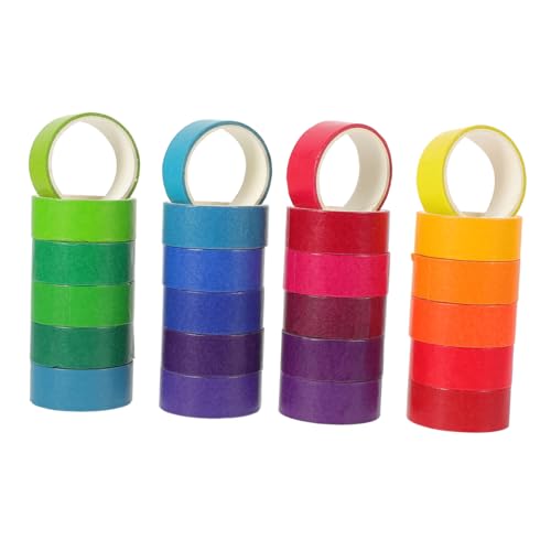 ARTSEWPLY 24 Rollen Bunte Washi Tapes Breit Selbstklebende DIY Scrapbook Klebebänder Leicht Abreißbar und Rückstandsfrei Vielseitig für Basteln Journals Planer und Geschenkdekoration ARTSEWPLY 24 Rollen Bunte Washi Tapes Breit Selbstklebende DIY Scrapbook Klebebänder Leicht Abreißbar und Rückstandsfrei Vielseitig für Basteln Journals Planer und Geschenkdekoration von ARTSEWPLY