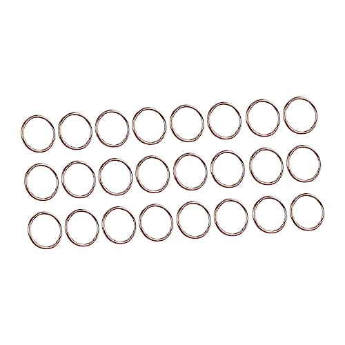 ARTSEWPLY 24 Stück Flache Spaltring Schlüsselringe Metall Hochwertige DIY Schlüsselanhänger für Auto Gepäck und Bastelprojekte Glänzend für Ihre Täglichen Bedürfnisse ARTSEWPLY 24 Stück Flache Spaltring Schlüsselringe Metall Hochwertige DIY Schlüsselanhänger für Auto Gepäck und Bastelprojekte Glänzend für Ihre Täglichen Bedürfnisse von ARTSEWPLY