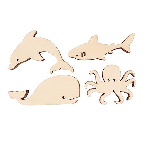 ARTSEWPLY 24 Stück Teiliges Maritimen Holz Tiermotiven Wal Delfin Dekorative Holzscheiben für DIY Projekte Tischdeko und Bastelarbeiten ARTSEWPLY 24 Stück Teiliges Maritimen Holz Tiermotiven Wal Delfin Dekorative Holzscheiben für DIY Projekte Tischdeko und Bastelarbeiten von ARTSEWPLY