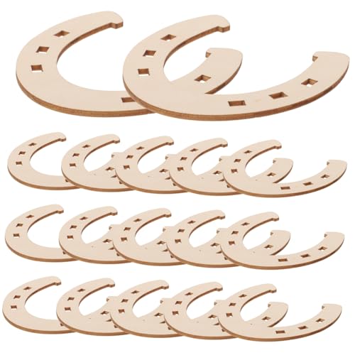 ARTSEWPLY 24 Stück Teiliges Unvollendete Holzscheiben mit Hufeisenförmige DIY Holzdekorationen für Kreative Bastelarbeiten Bemalbar für Hochzeiten Partys und Heimdeko ARTSEWPLY 24 Stück Teiliges Unvollendete Holzscheiben mit Hufeisenförmige DIY Holzdekorationen für Kreative Bastelarbeiten Bemalbar für Hochzeiten Partys und Heimdeko von ARTSEWPLY