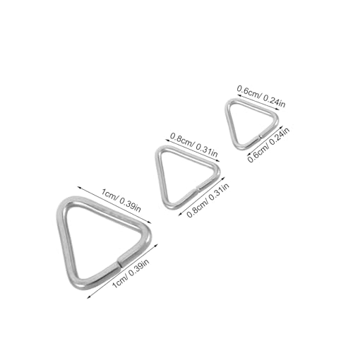 ARTSEWPLY 240 Stück Dreieckige Edelstahl Jump Ringe Geschlossene Verbindungsringe für Schmuckherstellung Sicherer Verschluss Schmuckanhänger Verbinder DIY Zubehör ARTSEWPLY 240 Stück Dreieckige Edelstahl Jump Ringe Geschlossene Verbindungsringe für Schmuckherstellung Sicherer Verschluss Schmuckanhänger Verbinder DIY Zubehör von ARTSEWPLY