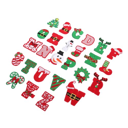 ARTSEWPLY 26 Stück Bestickte Stoffflicken Stickapplikationen Für Kleidungsstücke Englische Alphabet Patches Zum Aufnähen Von Buchstabenflicken Reparaturapplikationen Stickflicken Für von ARTSEWPLY