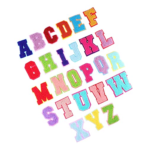 ARTSEWPLY 26 Stück Teiliges Buchstaben Aufnäher Set zum Aufnähen und Bügeln Bestickte Applikationen für Kleidung Taschen Hüte DIY Bastelbedarf Dekorative Reparatur für Damen Casual Wear ARTSEWPLY 26 Stück Teiliges Buchstaben Aufnäher Set zum Aufnähen und Bügeln Bestickte Applikationen für Kleidung Taschen Hüte DIY Bastelbedarf Dekorative Reparatur für Damen Casual Wear von ARTSEWPLY