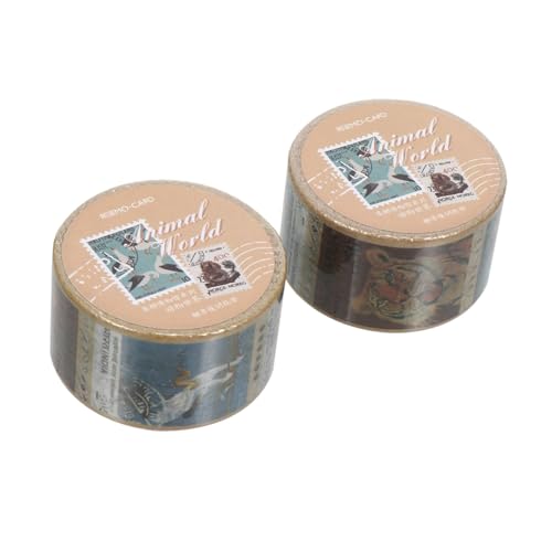 ARTSEWPLY 2Rollen Vintage Washi Tapes Scrapbooking Bänder mit Zufälligen Mustern für DIY Projekte für Notizbücher Bastelarbeiten und Persönliche Dekoration ARTSEWPLY 2Rollen Vintage Washi Tapes Scrapbooking Bänder mit Zufälligen Mustern für DIY Projekte für Notizbücher Bastelarbeiten und Persönliche Dekoration von ARTSEWPLY